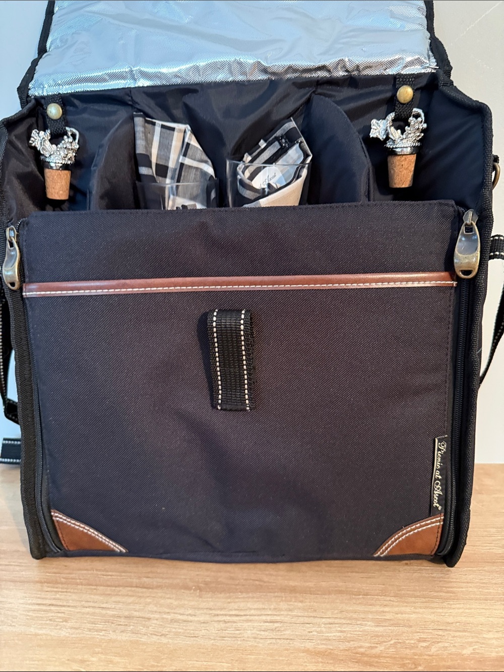 Picnic At Ascot Insulated Wine Tote